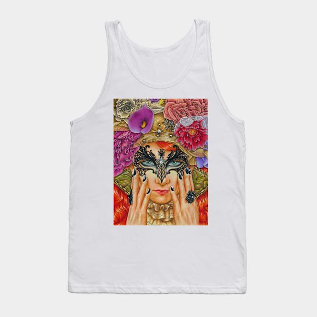 Dark Fiesta Tank Top by MJWilliamArt